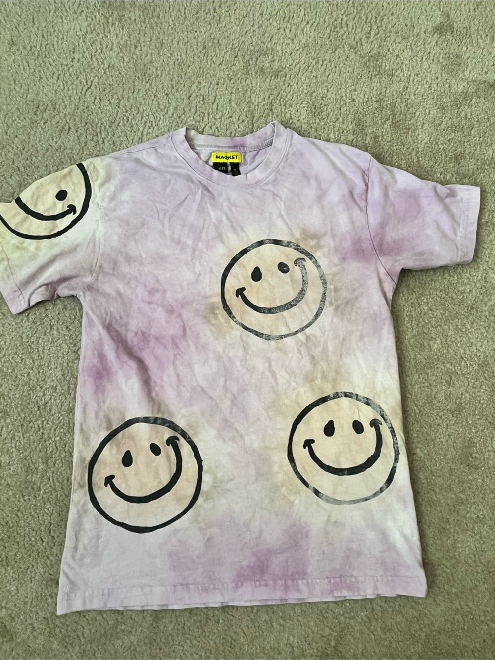 Market @Market Chinatown MarketTie-Dye Smiley Face Graphic Tee - Size M